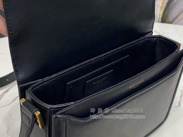 YSL爆款女士包包 聖羅蘭經典款MONOGRAM金屬旋扣大號郵差包 YSL肩背斜挎包 634305  jjh1087